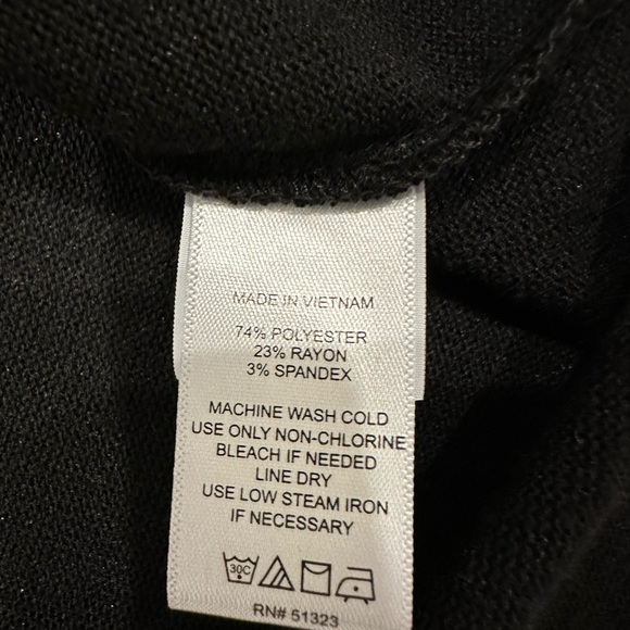 1.STATE - cozy knit top - black - size S - Picture 4 of 5